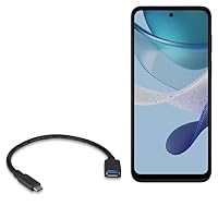 BoxWave Cable Compatible with Motorola Moto G (2023) - USB Expansion Adapter, Add USB Connected Hardware to Your Phone