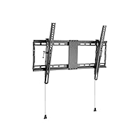 Monoprice Low Profile Tilt TV Wall Mount - for TVs 37in-80in, Up to 154 lbs, VESA 600x400, Fits Curved Screens - EZ Series