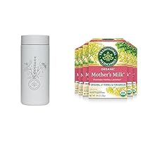 Bundle of Traditional Medicinals - Miir 360 Traveler Stainless Steel Insulated Tumbler, 12 Fluid Ounces + Organic Mother's Milk, Promotes Healthy Lactation, Breastfeeding Support, 96 Tea Bags (6 Pack)