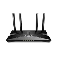 TP-Link Archer AX10 Wi-Fi 6 WLAN Router (1202 Mbps 5 GHz, 300 Mbps 2.4 GHz, 4 × Gigabit LAN Ports, Access Point Mode, HomeCare, Compatible with Alexa), Black
