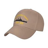 USS Richmond K Turner CG 20 DLG 20 Flag-Baseball Caps Denim Hats Cowboy Knit hat Fisherman's hat
