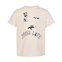 Baffle Funny Toddler Shirt, PAC'S TATTS, Tupac Tatts, Funny, 90's Rap, Tattoos, Thug Life, Kids Tee, Short Sleeve T-Shirt