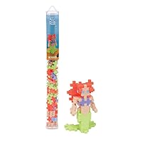 PLUS PLUS - Mermaid - 70 Piece Tube, Construction Building Stem/Steam Toy, Kids Mini Puzzle Blocks