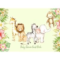 Baby Shower Guest Book: Safari Jungle Animals Sign in Keepsake with Gift Log for Boy, Girl, Twins & Neutral Gender Reveal Party Baby Shower Guest Book: Safari Jungle Animals Sign in Keepsake with Gift Log for Boy, Girl, Twins & Neutral Gender Reveal Party Paperback