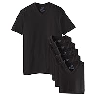 Hanes Men's 6 Pack Ultimate FreshIQ V-Neck T-Shirt