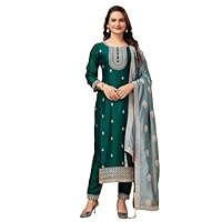Design a new embroidered stitched salwar suit for women