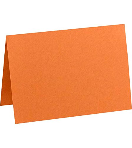 A2 Folded Card (4 1/4 x 5 1/2) - Mandarin Orange (250 Qty.)