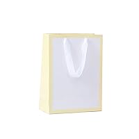 10 Pcs Kraft Paper Bags, Gift Bags Bulk Paper Gift Bags Kraft Bags Great for Christmas Thanksgiving Halloween Easter Mother's Day Father's Day Gifts Packaging Retail Stores-3-5x2x7in