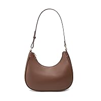 Crescent Shoulder Bags for Women Cute Hobo Tote Handbag Under the Arm Purses Mini Clutch Purse with Zipper Closure