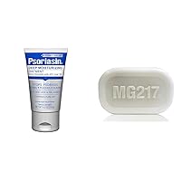 Psoriasin Moisturizing Ointment & MG217 Exfoliating Soap for Psoriasis - 4.2 oz & 3.2 oz
