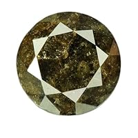 1.12 cts. CERTIFIED Round Brilliant Cut Dark Gray Loose Natural Diamond 20444 by IndiGems