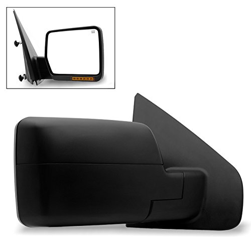AKKON - For 2004 2005 2006 F150 Pickup Extending Tow Power Heated w/Amber LED Signal Mirrors Passenger Right Side