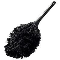 Elecom KBR-012AS Cleaner Brush, Anti-Static Fiber, Normal Type, Hanging Storage, Washable, Dust Removal, Black