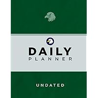 To Do List Undated Daily Planner, Daily Schedule, Notes, Exercise, Meal Times and Water Tracker, 102 Sheets 8.5