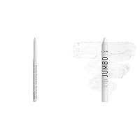 Mechanical Eyeliner Pencil, White & Jumbo Eye Pencil, Blendable Eyeshadow Stick & Eyeliner Pencil - Milk