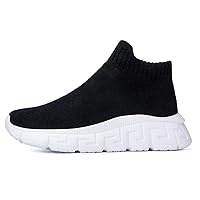 Mens Running Shoes Slip-on Walking Sneakers Lightweight Breathable Casual Soft Sole Trainers