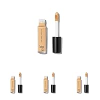 e.l.f. 16HR Camo Concealer, Full Coverage, Highly Pigmented Concealer With Matte Finish, Crease-proof, Vegan & Cruelty-Free, Medium Peach, 0.203 Fl Oz (Pack of 4)