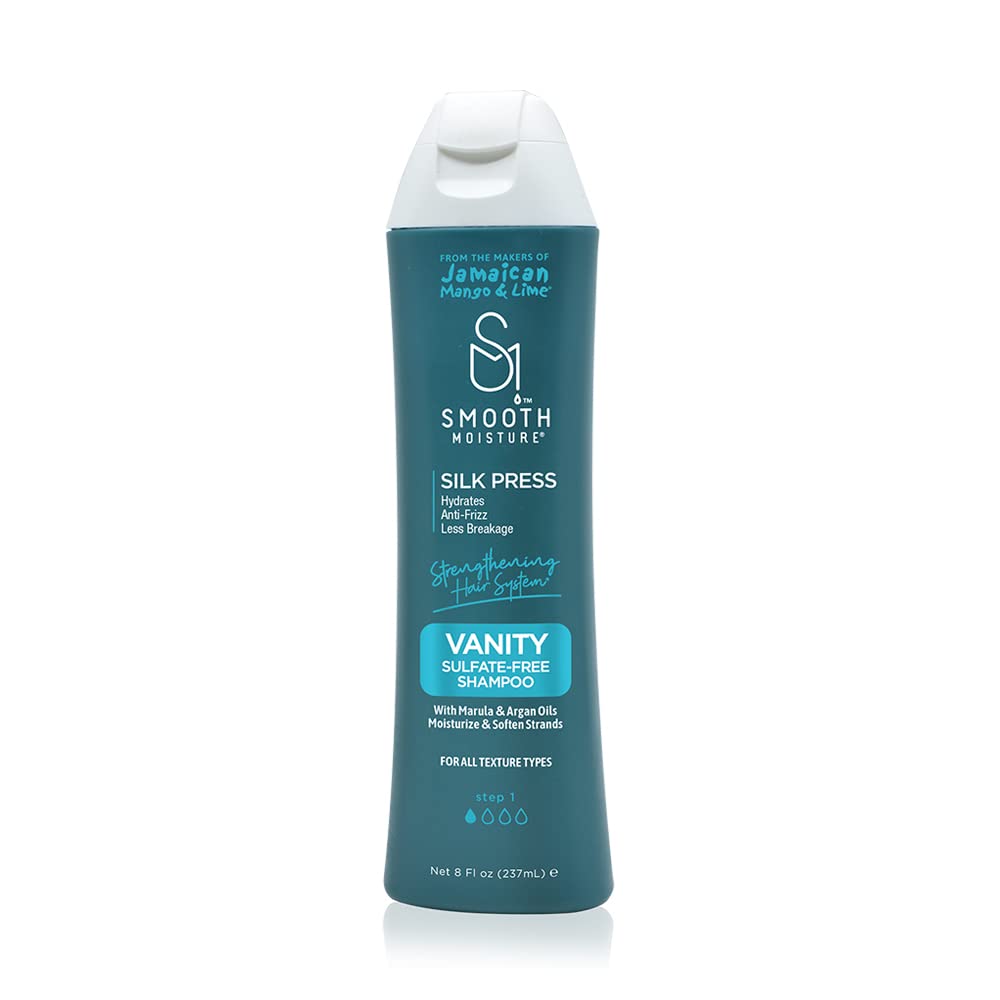 SMOOTHMOISTURE Vanity Silkening Shampoo – Hair products for Easy Silk Press and Blow Outs (8 oz)