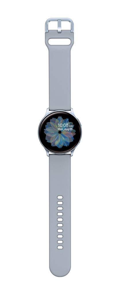 SAMSUNG Galaxy Watch Active 2 (40mm, GPS, Bluetooth) Smart Watch with Advanced Health Monitoring, Fitness Tracking, and Long lasting Battery, Silver (US Version)