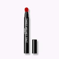 Long Lasting Lip Stain for Lips and Cheek Tint | High Pigment Color | lightweight Matte Finish | Weightless | Full Coverage | Twist Velvet Tint #1 (No.1)