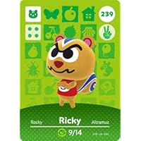 Ricky - Nintendo Animal Crossing Happy Home Designer Amiibo Card - 239