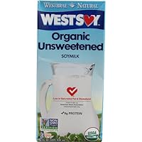 Westsoy Organic Unsweetened Soymilk Original -- 32 fl oz - 2 pc