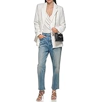 Karl Lagerfeld Paris Women's Everyday Suiting Long Sleeve Tweed Jacket