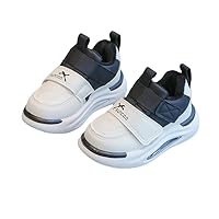 Children's Sports Shoes, Leather Upper, New Girls' Walking Shoes, Boys' Anti-Skid Casual Running Shoes