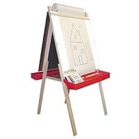 Adjustable Paper Holder Easel with Magnet Board and Plastic Trays