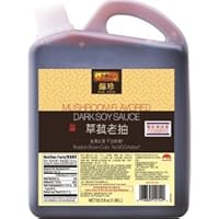 Lee Kum Kee LKK Mushroom Flavored Dark Soy Sauce | 63.5 Oz