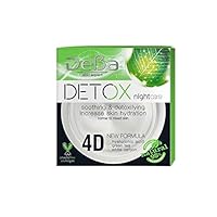 Detox Night Face Cream 4D with Hyaluronic Acid, Bamboo & Green Tea