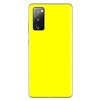 MightySkins Compatible with Samsung Galaxy S20 FE - Solid Yellow | Protective, Durable, and Unique Vinyl Decal wrap Cover | Easy to Apply, Remove, and Change Styles | Made in The USA