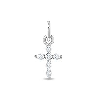 925 Sterling Silver Religious Themed Charms For Young Girls & Teens Bracelets - Adorable Charms For Little Girls To Show Religion - Communion Charm Bracelet Gifts For Young Preteen Girls