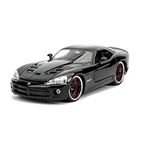 Fast & Furious 1:24 Letty's Dodge Viper SRT10 Die-Cast Car, Toys for Kids and Adults,Black