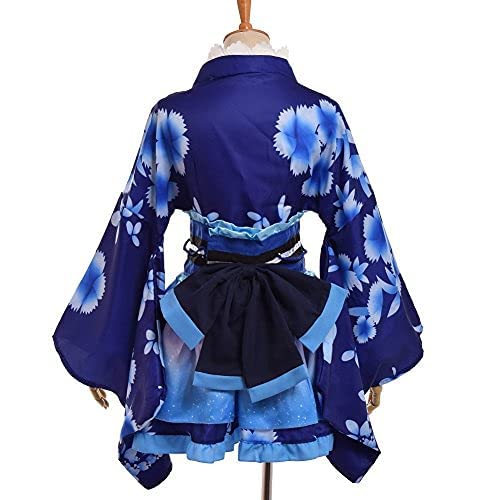 Mua Japanese Kimono Anime Cosplay Costume Halloween Fancy Dress Cherry  Blossoms Pattern Robe with Frill Skirt for Girls and Women trên Amazon Anh  chính hãng 2023 | Giaonhan247