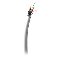 Legrand - C2G Bulk Speaker Wire, 18 AWG Copper Speaker Wire, White Shielded Speaker Wire, 15 Foot Plenum Speaker Wire, 1 Count, C2G 29204