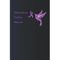 Ulcerative colitis with purple ribbon: Ulcerative colitis Journal Notebook (6x9), Perfect gift Ulcerative colitis Warrior