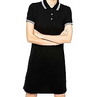 Office Lady Long Sleeve Dresses Women Midi Polo Dress Streetwear Casual Solid Lapel Buttons Slit Robe