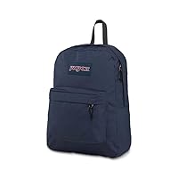 JanSport Superbreak Backpack - Durable, Lightweight Premium Backpack, Navy