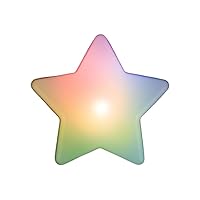 Flashing Multicolor Star Clip on Body Light Badge Star-Shaped Luminous Accessory for Nighttime Safety, Events, and Fashion