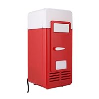 PC USB Mini Refrigerator Fridge Portable Beverage Drink Can Cooler Warmer for Home Office Car Use Cooling Box