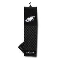 NFL Embroidered Golf Towel, Checkered Scrubber Design, Embroidered Logo