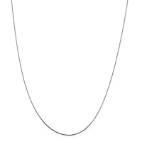 JewelryWeb Sterling Silver Round Snake Chain Necklace in Silver Choice of Lengths 41 46 51 61 76 and Variety of mm Options