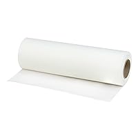 TIDI 980898 Choice Single-Use Chiropractic Headrest Paper Roll, Fluid and Barrier Protection, Absorbent Crepe Paper, White, 8.5