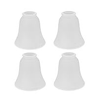 Aspen Creative 23046-4A Transitional Style Bell Shaped Frosted Shade, 2-1/8