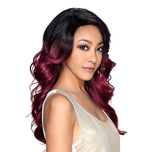 Zury Sis Synthetic Invisible Top Part Lace Front Wig - H-ARI (SOM HH WINE)
