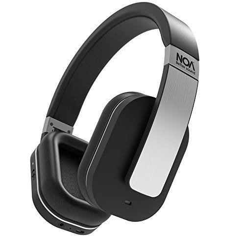 NOA Massive Sound Bluetooth Wireless Headphones Stereo Over Ear Headphones with Built-in Mic, Hands-Free Voice Calling AptX Headset for iPhone, Sam...