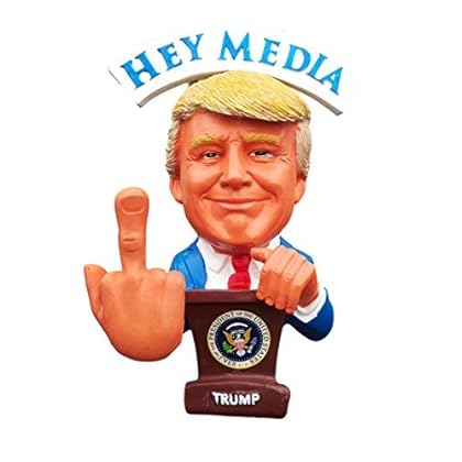 Donald Trump Doll - This Bobblehead Trump Has A Bobbling Middle Finger Instead of Head