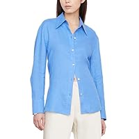 Vince Women's Relaxed Long Sleeve Button Down Shirt