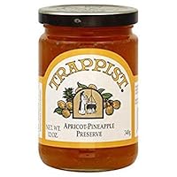 Trappist Apricot Pineapple Preserves - All Natural 12 oz.